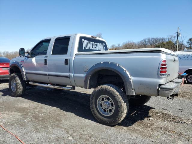 1FTNW21P94EB20772 - 2004 FORD F250 SUPER DUTY SILVER photo 2