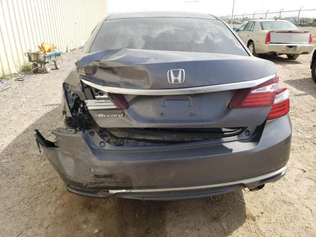 1HGCR2F34HA117426 - 2017 HONDA ACCORD LX GRAY photo 6