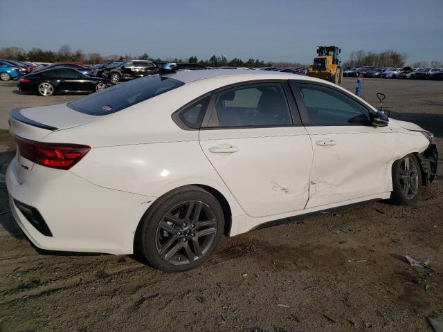 3KPF34AD9LE145821 - 2020 KIA FORTE GT LINE WHITE photo 3