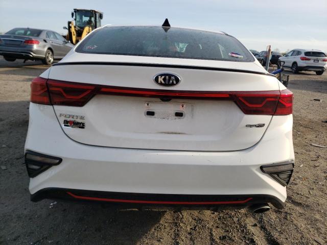 3KPF34AD9LE145821 - 2020 KIA FORTE GT LINE WHITE photo 6