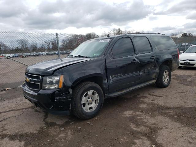 1GNSKJE76ER230957 - 2014 CHEVROLET SUBURBAN K1500 LT BLACK photo 1