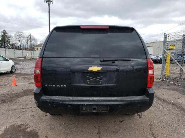 1GNSKJE76ER230957 - 2014 CHEVROLET SUBURBAN K1500 LT BLACK photo 6