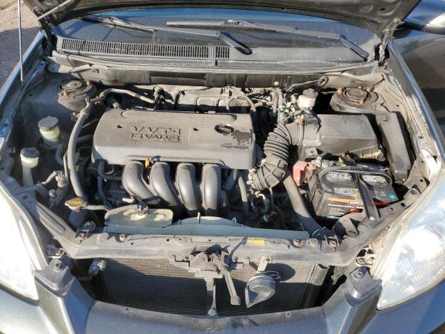 2T1KR32E25C888837 - 2005 TOYOTA COROLLA MA XR BLACK photo 11