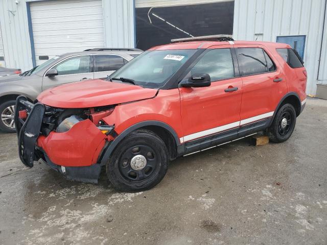 1FM5K8AR2DGB00122 - 2013 FORD EXPLORER POLICE INTERCEPTOR RED photo 1