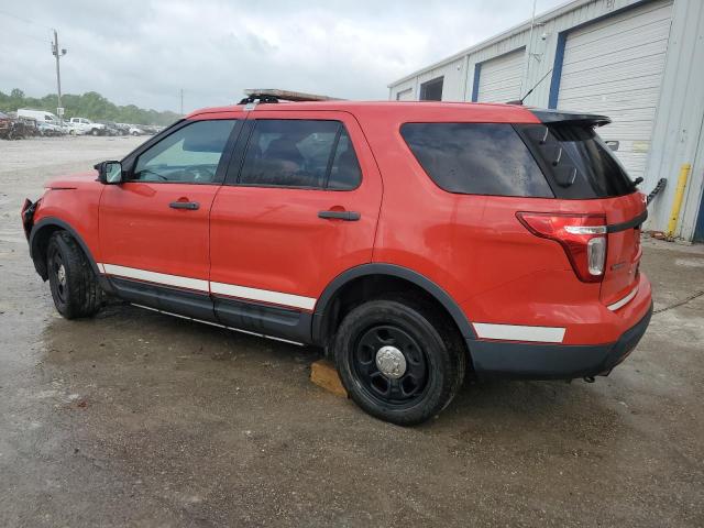 1FM5K8AR2DGB00122 - 2013 FORD EXPLORER POLICE INTERCEPTOR RED photo 2