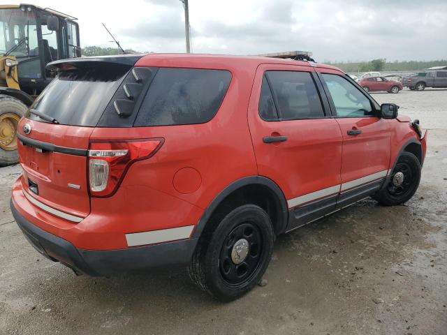 1FM5K8AR2DGB00122 - 2013 FORD EXPLORER POLICE INTERCEPTOR RED photo 3