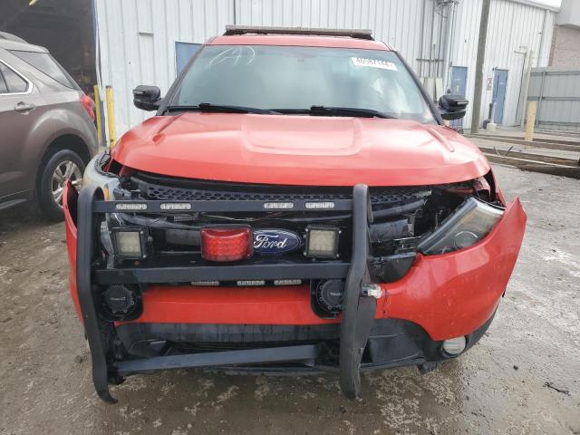 1FM5K8AR2DGB00122 - 2013 FORD EXPLORER POLICE INTERCEPTOR RED photo 5