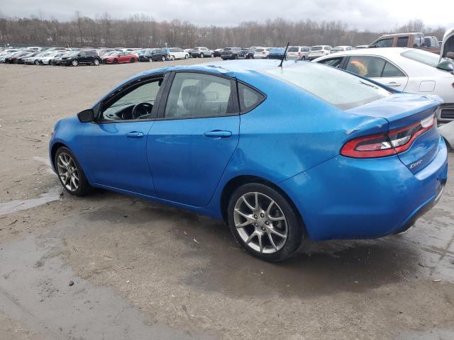 1C3CDFBB8FD311281 - 2015 DODGE DART SXT BLUE photo 2