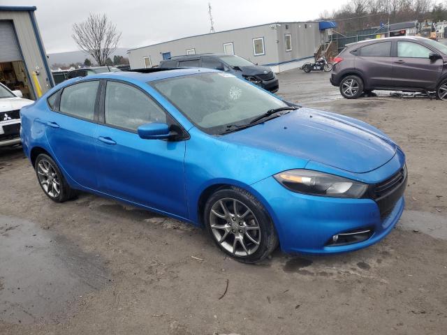 1C3CDFBB8FD311281 - 2015 DODGE DART SXT BLUE photo 4