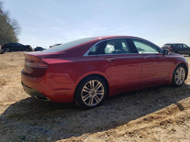 3LN6L2LU8GR634545 - 2016 LINCOLN MKZ HYBRID RED photo 3