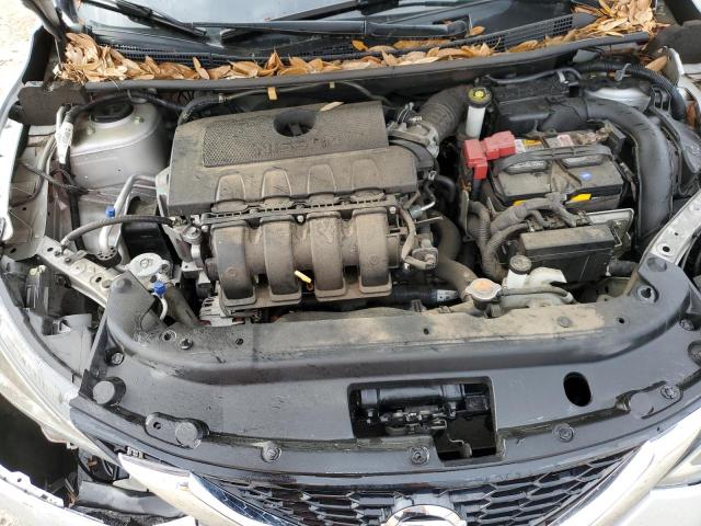 3N1AB7AP0HY385583 - 2017 NISSAN SENTRA S SILVER photo 11