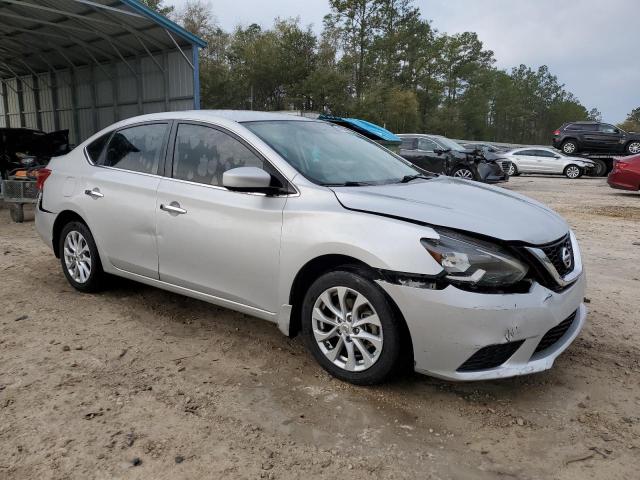 3N1AB7AP0HY385583 - 2017 NISSAN SENTRA S SILVER photo 4