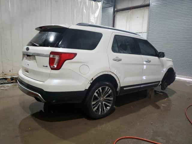 1FM5K8HTXGGC74333 - 2016 FORD EXPLORER PLATINUM WHITE photo 3