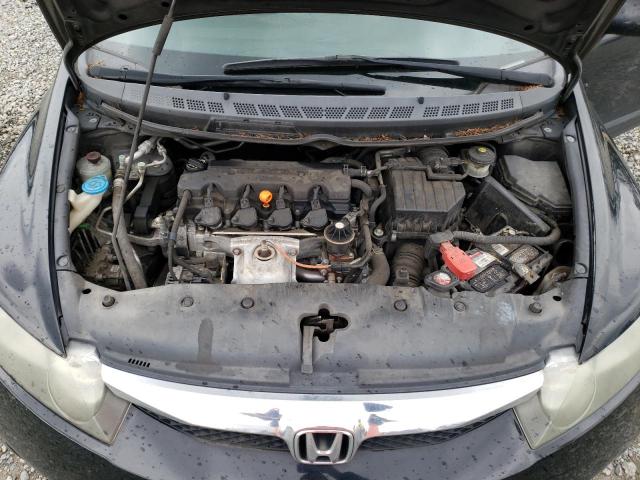 2HGFA16659H343163 - 2009 HONDA CIVIC LX-S Սև լուսանկար 11