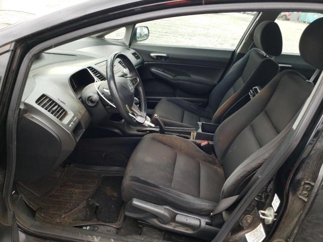 2HGFA16659H343163 - 2009 HONDA CIVIC LX-S Սև լուսանկար 7