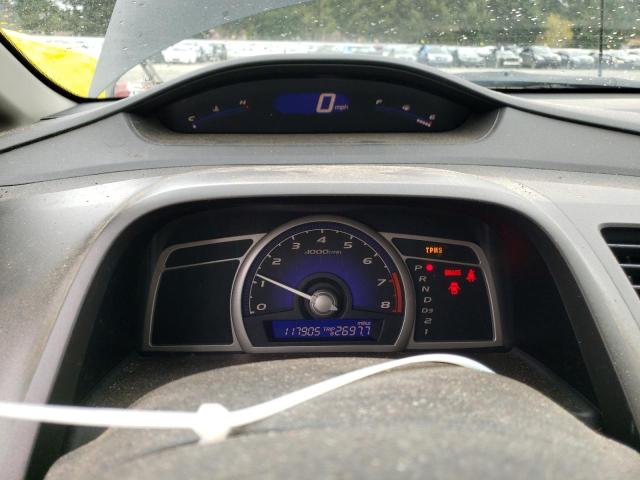 2HGFA16659H343163 - 2009 HONDA CIVIC LX-S Սև լուսանկար 9