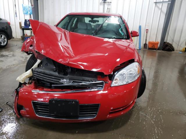 2G1WT55N981318310 - 2008 CHEVROLET IMPALA LT RED photo 5