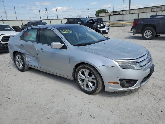 3FAHP0HA1CR115681 - 2012 FORD FUSION SE SILVER photo 4