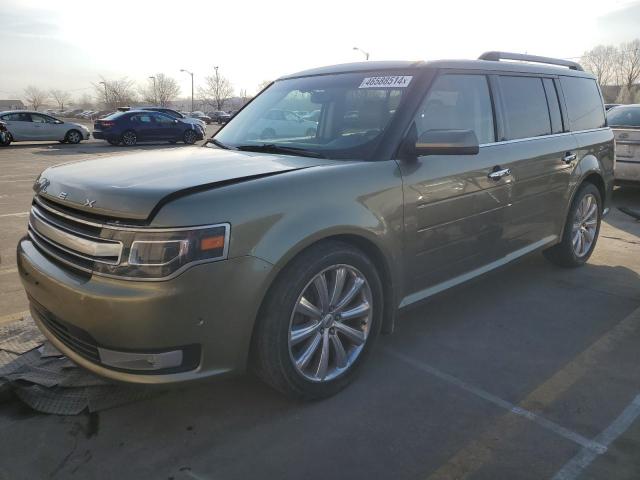 2FMHK6DTXEBD12011 - 2014 FORD FLEX LIMITED GREEN photo 1