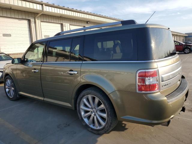 2FMHK6DTXEBD12011 - 2014 FORD FLEX LIMITED GREEN photo 2