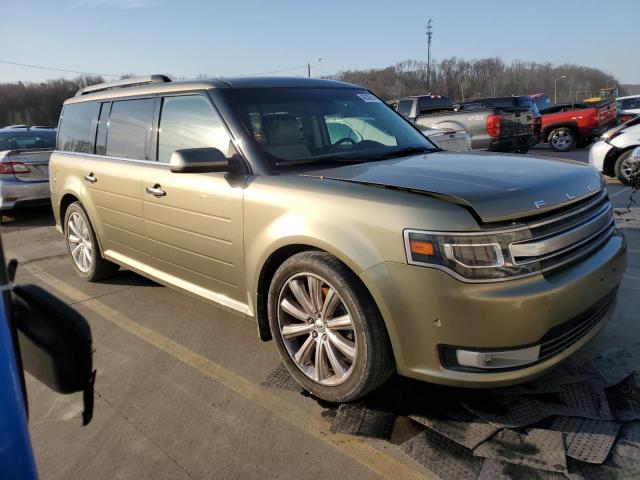 2FMHK6DTXEBD12011 - 2014 FORD FLEX LIMITED GREEN photo 4