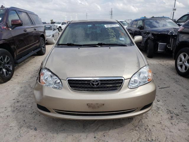 2T1BR32E56C650241 - 2006 TOYOTA COROLLA CE TAN photo 5