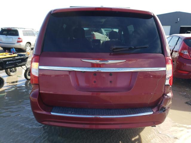 2A4RR8DG5BR704300 - 2011 CHRYSLER TOWN & COU TOURING L RED photo 6