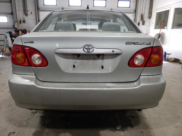 1NXBR32E73Z134439 - 2003 TOYOTA COROLLA CE GRAY photo 6