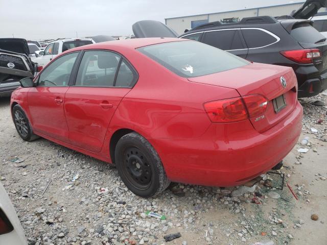 3VW2K7AJ0DM366009 - 2013 VOLKSWAGEN JETTA BASE Կարմիր լուսանկար 2