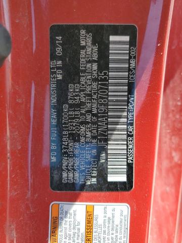 JF1ZNAA19F8707135 - 2015 TOYOTA SCION FR-S RED photo 12