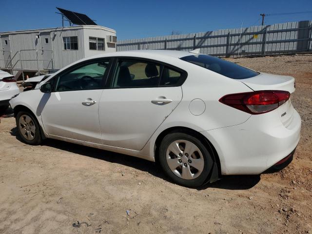 3KPFK4A76HE044935 - 2017 KIA FORTE LX WHITE photo 2