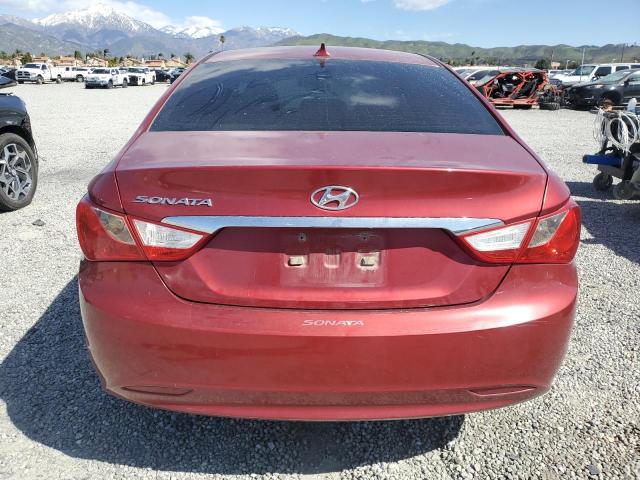 5NPEB4AC8DH511450 - 2013 HYUNDAI SONATA GLS RED photo 6