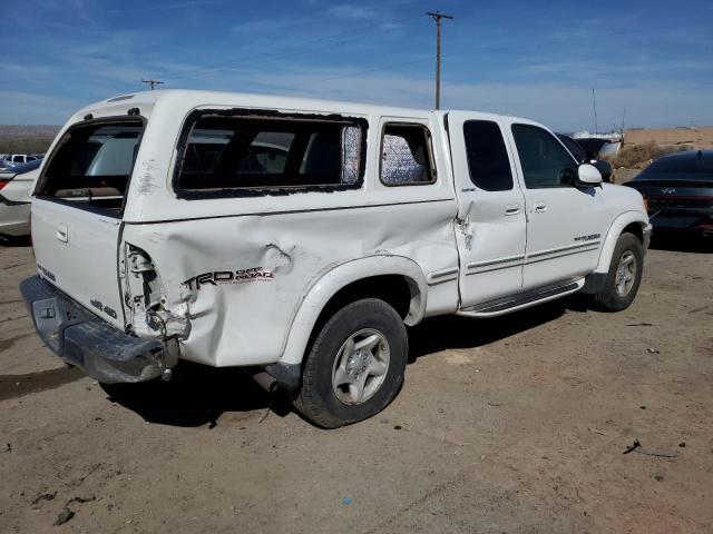 5TBBT48112S249694 - 2002 TOYOTA TUNDRA ACCESS CAB LIMITED WHITE photo 3