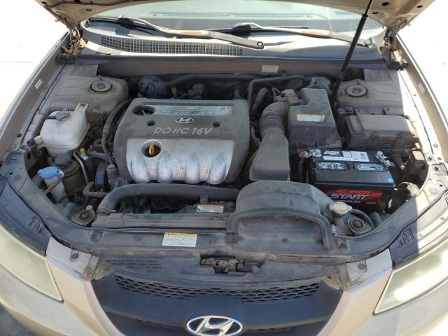 5NPET46C57H236565 - 2007 HYUNDAI SONATA GLS GOLD photo 11