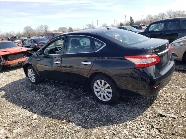 1N4AB7AP2DN904062 - 2013 NISSAN SENTRA S BLACK photo 2