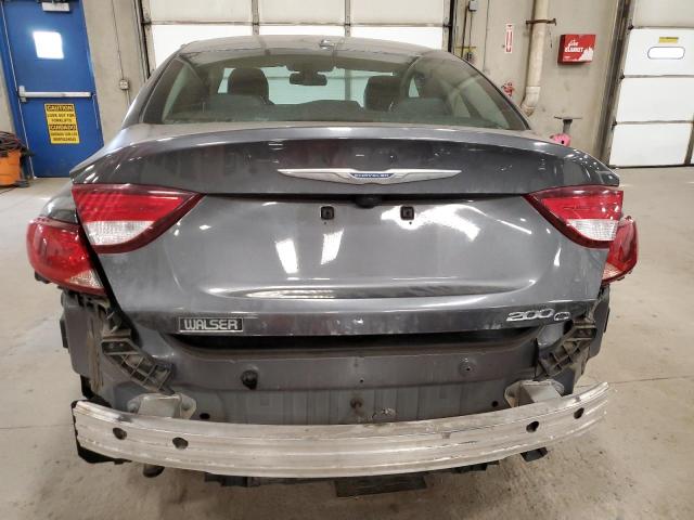 1C3CCCCB6FN544764 - 2015 CHRYSLER 200 C GRAY photo 6