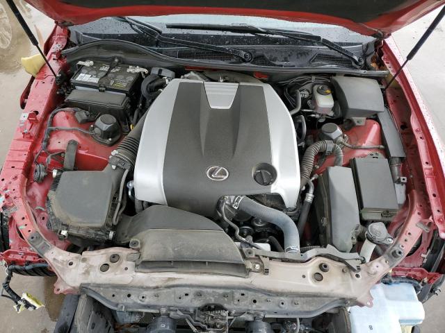 JTHBE1BL1FA009802 - 2015 LEXUS GS 350 RED photo 11