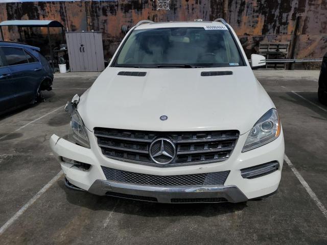 4JGDA5HB8CA092728 - 2012 MERCEDES-BENZ ML 350 4MATIC WHITE photo 5