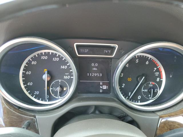 4JGDA5HB8CA092728 - 2012 MERCEDES-BENZ ML 350 4MATIC WHITE photo 9