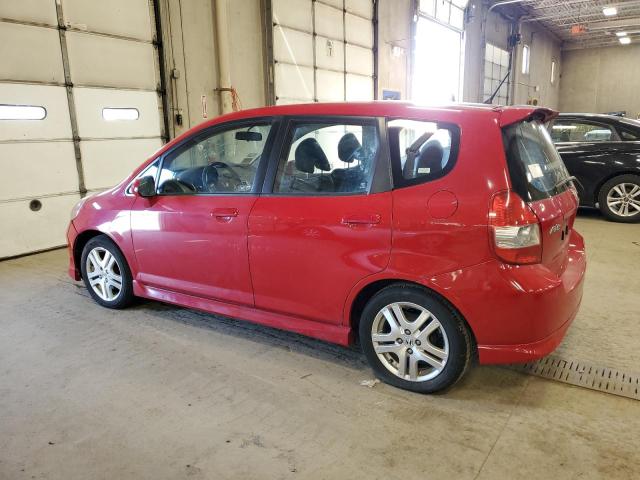 JHMGD38687S056858 - 2007 HONDA FIT S RED photo 2