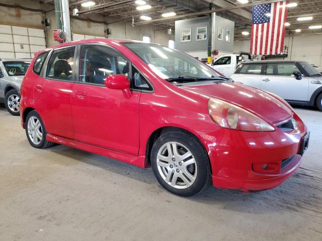 JHMGD38687S056858 - 2007 HONDA FIT S 红色 照片 4