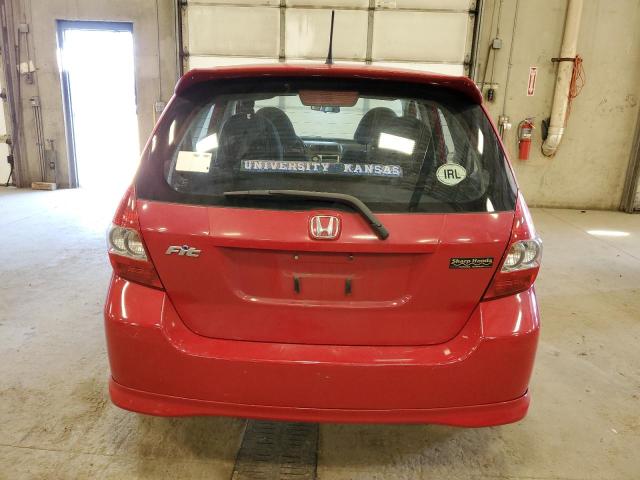 JHMGD38687S056858 - 2007 HONDA FIT S 红色 照片 6