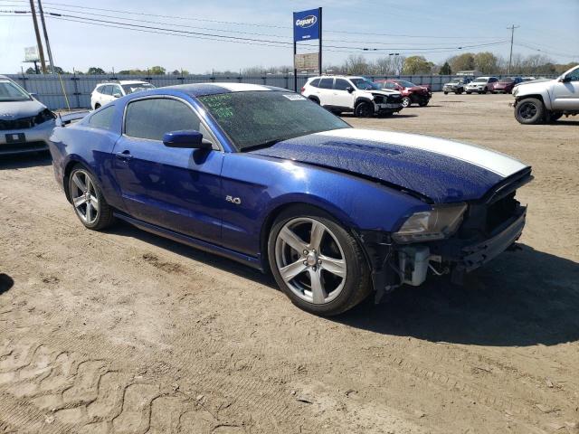 1ZVBP8CF2E5235137 - 2014 FORD MUSTANG GT BLUE photo 4