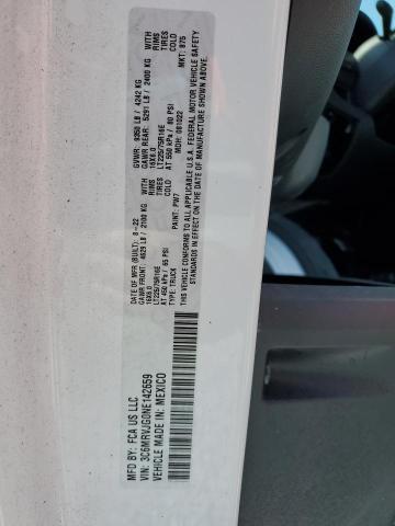 3C6MRVJG0NE142659 - 2022 RAM PROMASTER 3500 HIGH 白色 照片 10