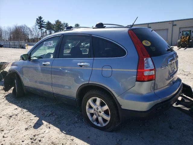 JHLRE48548C064300 - 2008 HONDA CR-V EX BLUE photo 2