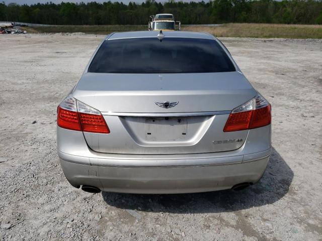 KMHGC4DFXAU086127 - 2010 HYUNDAI GENESIS 4.6L SILVER photo 6