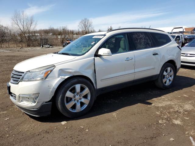 1GNKVLKD3DJ134052 - 2013 CHEVROLET TRAVERSE LTZ WHITE photo 1