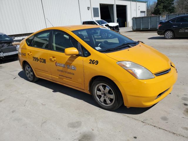 JTDKB20U663152437 - 2006 TOYOTA PRIUS YELLOW photo 4