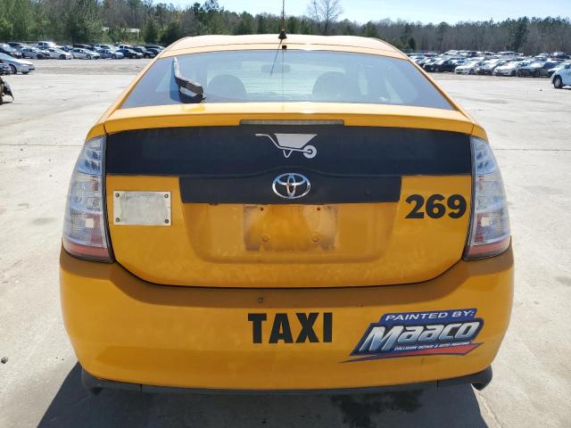 JTDKB20U663152437 - 2006 TOYOTA PRIUS YELLOW photo 6