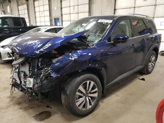 5N1DR3CCXPC214626 - 2023 NISSAN PATHFINDER SL BLUE photo 1